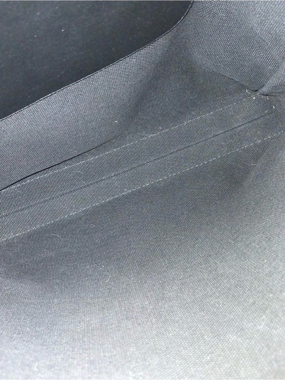 Jimmy Choo Black Canvas Tote Bag - Picture 8 of 11